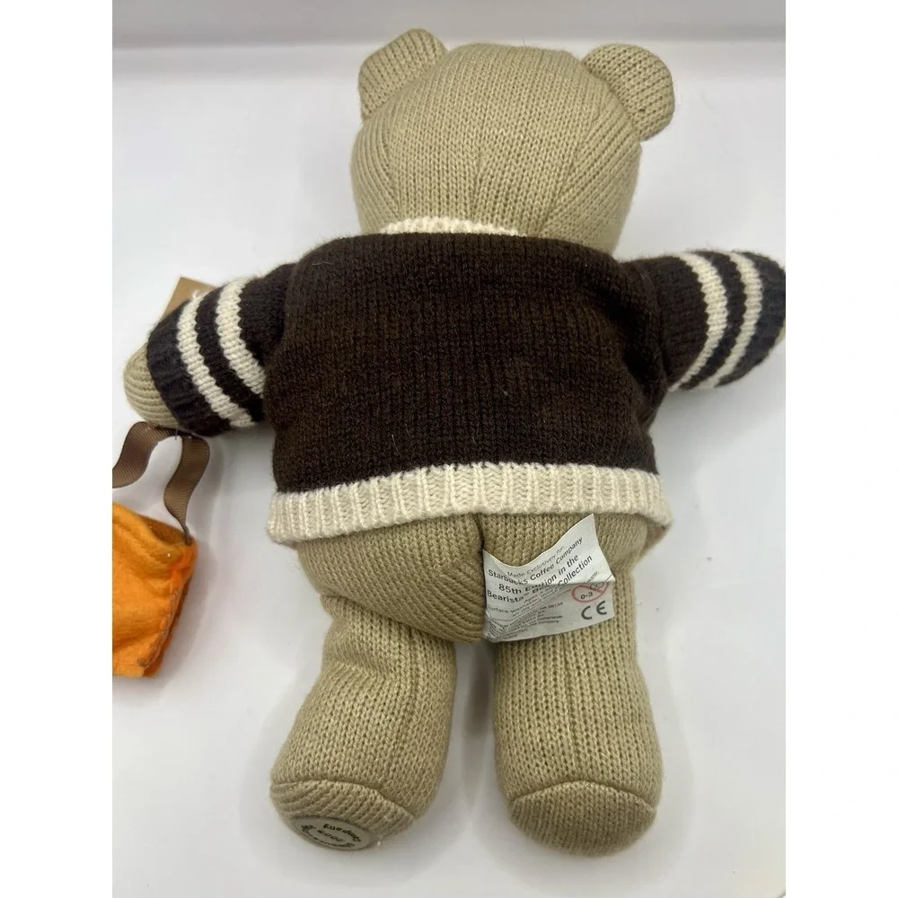Starbucks‎ Coffee Co Bearista Bear Halloween Autumn 2009 85th Ed Plush Pumpkin